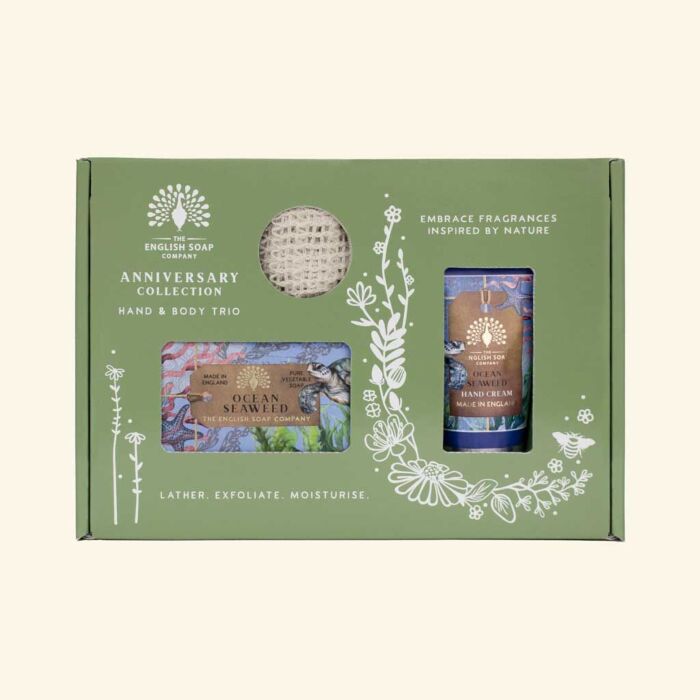 The English Soap Company Trio Hand & Body - Ocean Seaweed